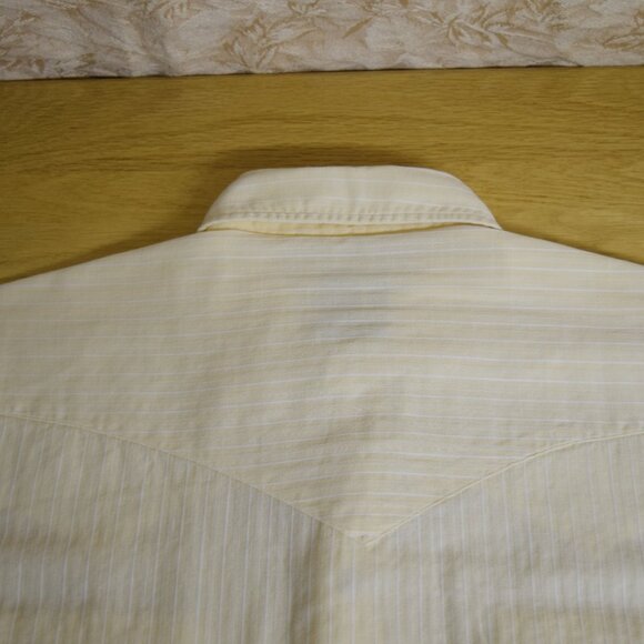 VTG 1950s H Bar C Ranchwear Long Tail Pearl Snap Mens Shirt Western Cowboycore - Picture 11 of 11